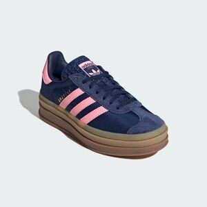 Adidas Gazelle Bold – Dark Blue / Pink Spark / Dark Blue (Size 9)